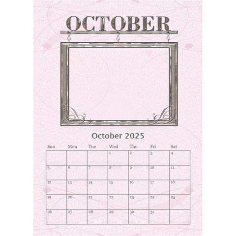 Sweet Baby Girl Desktop Calendar 6 x8 5  By Lil Oct 2024