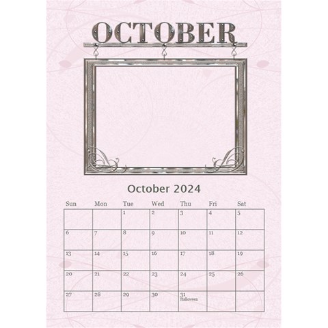 Sweet Baby Girl Desktop Calendar 6 x8 5  By Lil Oct 2024