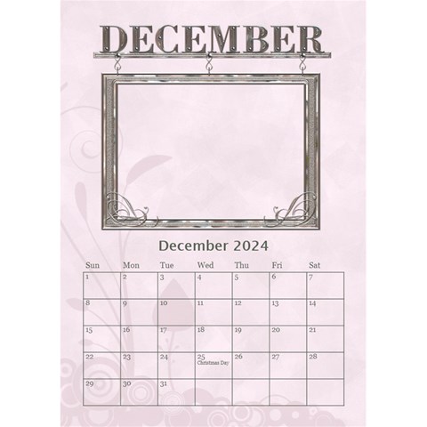 Sweet Baby Girl Desktop Calendar 6 x8 5  By Lil Dec 2024