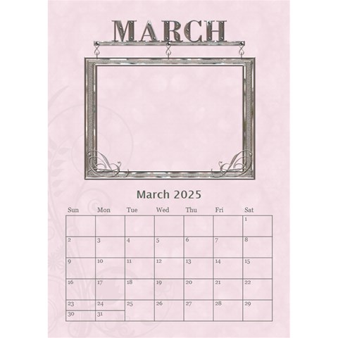 Sweet Baby Girl Desktop Calendar 6 x8 5  By Lil Mar 2024