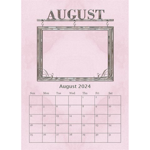 Sweet Baby Girl Desktop Calendar 6 x8 5  By Lil Aug 2024