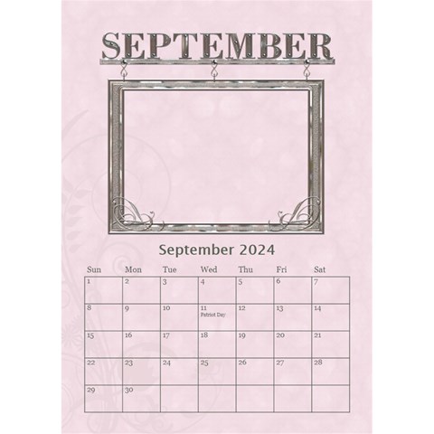 Sweet Baby Girl Desktop Calendar 6 x8 5  By Lil Sep 2024