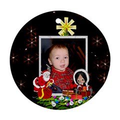 Christmas Woonders Ornament two sides - Round Ornament (Two Sides) Christmas Woonders Ornament two sides - Round Ornament (Two Sides)