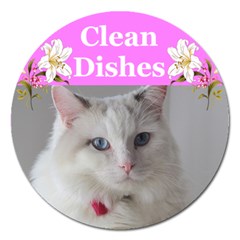 Heathers clean dishes 2 - Magnet 5  (Round)