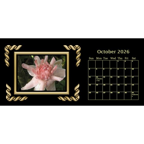 Black And Gold Desktop 11 Inch By Deborah Oct 2026