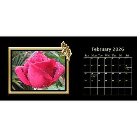 Black And Gold Desktop 11 Inch By Deborah Feb 2026