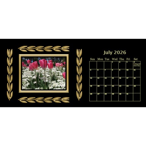 Black And Gold Desktop 11 Inch By Deborah Jul 2026