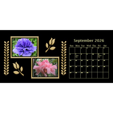 Black And Gold Desktop 11 Inch By Deborah Sep 2026