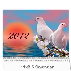 kalendar - Wall Calendar 11  x 8.5  (12-Months)