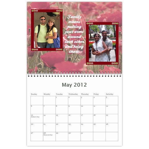 Calender May 2012