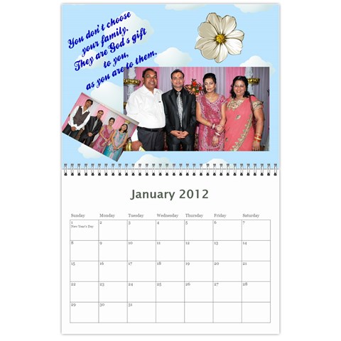 Calender Jan 2012
