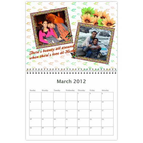 Calender Mar 2012