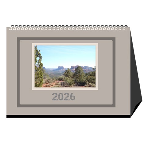 Coffee And Cream Desktop Calendar (8 5x6) By Deborah Cover