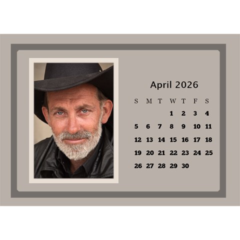 Coffee And Cream Desktop Calendar (8 5x6) By Deborah Apr 2026