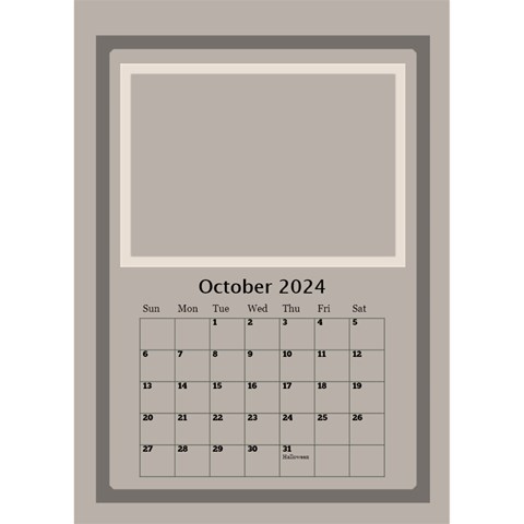 Coffee And Cream 2024 Desktop Calendar (6x8 5) By Deborah Oct 2024