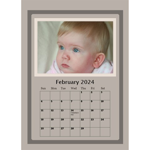 Coffee And Cream 2024 Desktop Calendar (6x8 5) By Deborah Feb 2024