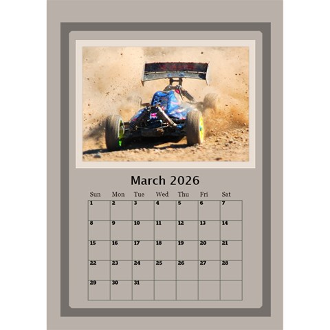 Coffee And Cream 2026 Desktop Calendar (6x8 5) By Deborah Mar 2026