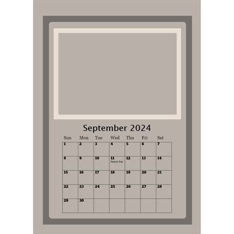 Coffee And Cream 2024 Desktop Calendar (6x8 5) By Deborah Sep 2024