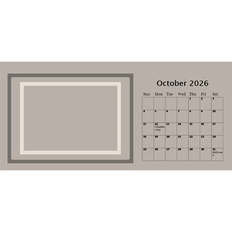 Coffee And Cream 2024 Desktop Calendar (11 Inch) By Deborah Oct 2024