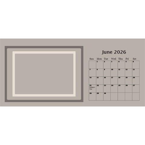 Coffee And Cream 2024 Desktop Calendar (11 Inch) By Deborah Jun 2024