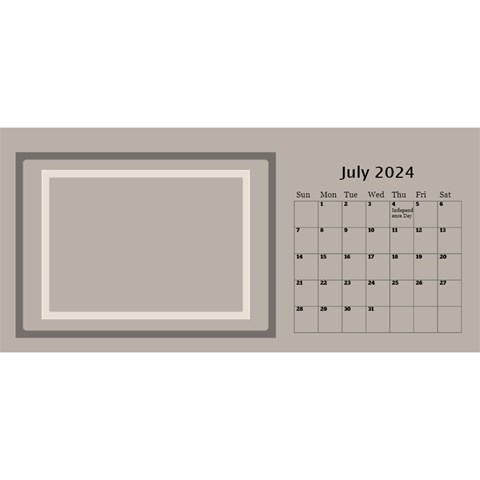 Coffee And Cream 2024 Desktop Calendar (11 Inch) By Deborah Jul 2024