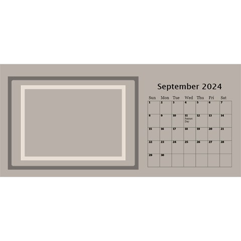 Coffee And Cream 2024 Desktop Calendar (11 Inch) By Deborah Sep 2024