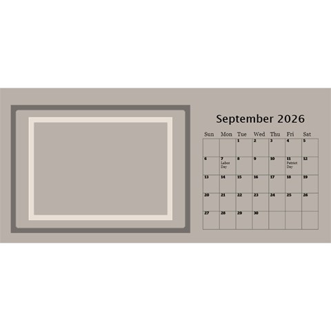 Coffee And Cream 2024 Desktop Calendar (11 Inch) By Deborah Sep 2024