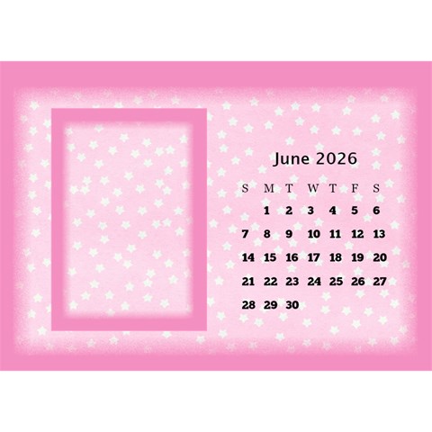 Pink Princess 2024 Desktop Calendar By Deborah Jun 2024