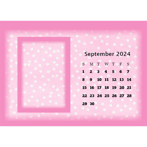 Pink Princess 2024 Desktop Calendar By Deborah Sep 2024