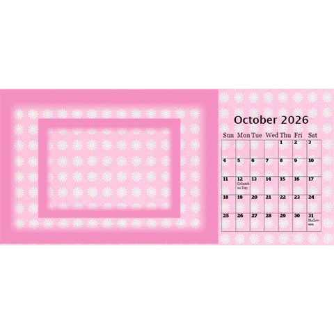 Pink Princess 2026 Desktop Calendar By Deborah Oct 2026