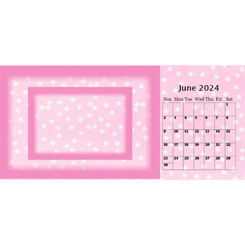 Pink Princess 2024 Desktop Calendar By Deborah Jun 2024