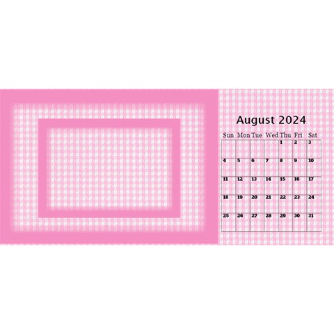 Pink Princess 2024 Desktop Calendar By Deborah Aug 2024