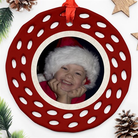 Christmas Angel Ornament By Mim Back