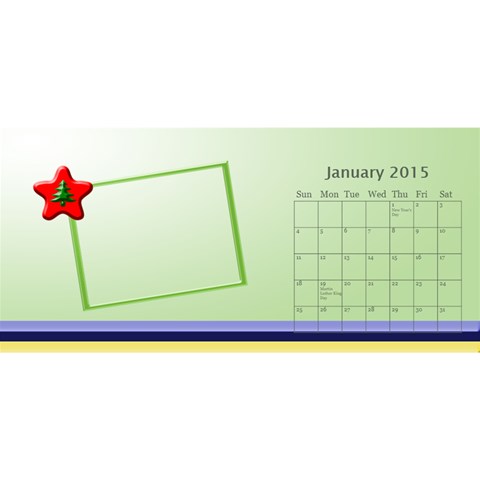 Family Desktop Calendar 11x5 By Daniela Jan 2015