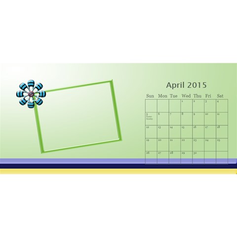 Family Desktop Calendar 11x5 By Daniela Apr 2015