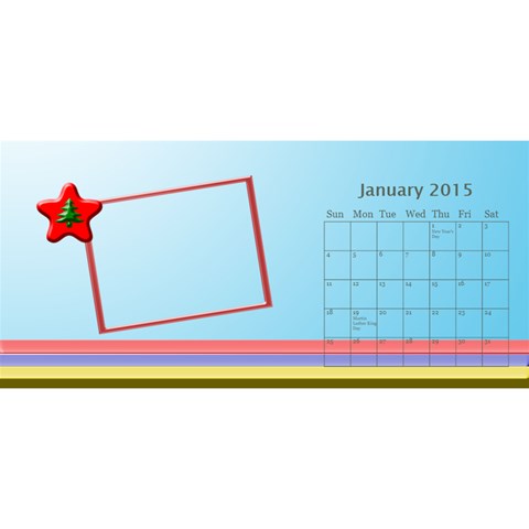 My Family Desktop Calendar 11x5 By Daniela Jan 2015
