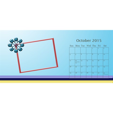 My Family Desktop Calendar 11x5 By Daniela Oct 2015