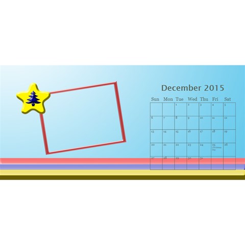 My Family Desktop Calendar 11x5 By Daniela Dec 2015