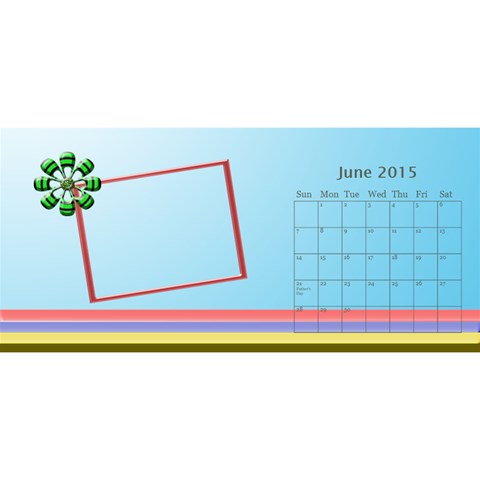 My Family Desktop Calendar 11x5 By Daniela Jun 2015