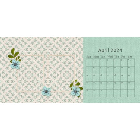 Desktop Calendar 11  X 5  : Flowers Bloom By Jennyl Apr 2024