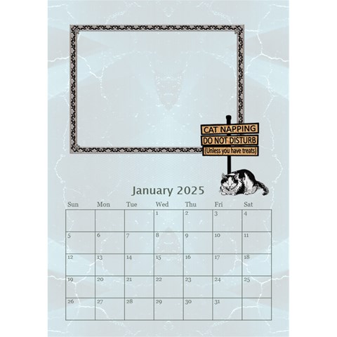 I Love My Cat Desktop Calendar 6 x8 5  By Lil Jan 2025