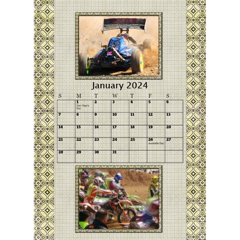 Tones Of Gold Desktop Calendar By Deborah Jan 2024