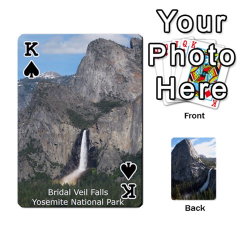 King Waterfall Playing Cards By Sjinks Gmail Com Front - SpadeK