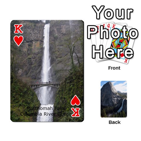 King Waterfall Playing Cards By Sjinks Gmail Com Front - HeartK