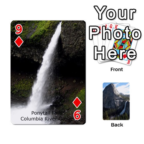 Waterfall Playing Cards By Sjinks Gmail Com Front - Diamond9