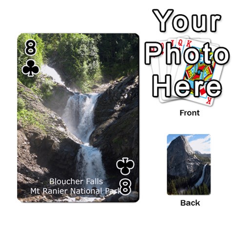 Waterfall Playing Cards By Sjinks Gmail Com Front - Club8