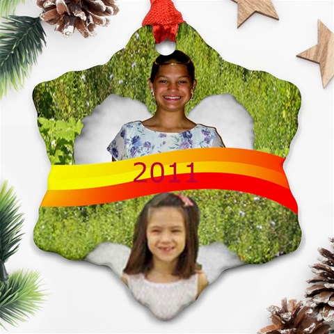 My Angels Star Ornament By Kim Blair Front