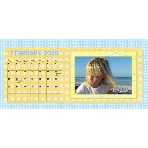 Buttercup Desktop Calendar By Deborah Feb 2026