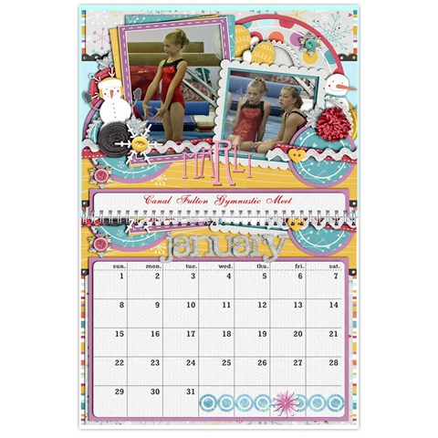 Marli s Calender 2 By Linda Ward Jan 2012