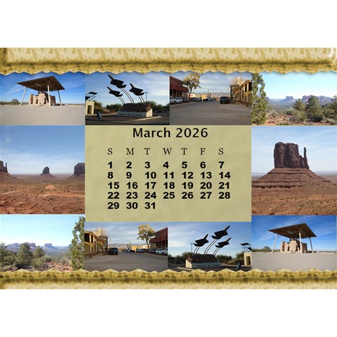 My 120 Photo Desk Calendar By Deborah Mar 2026